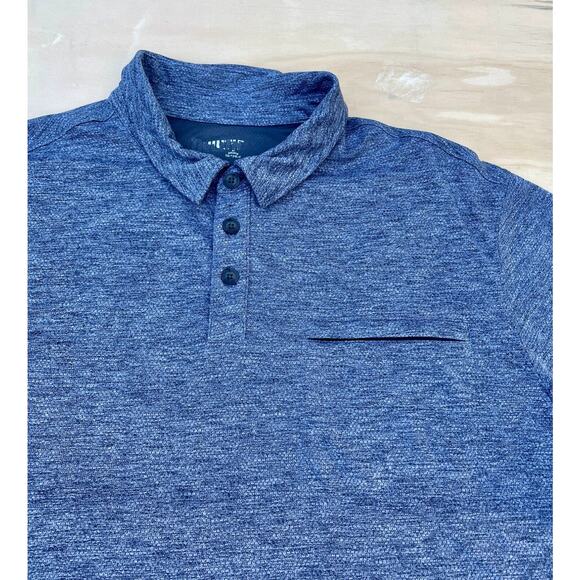 DULUTH Trading Men's Blue Buttoned Short Sleeves Collared Polo‎ Shirt SIZE 2XL - Picture 2 of 5